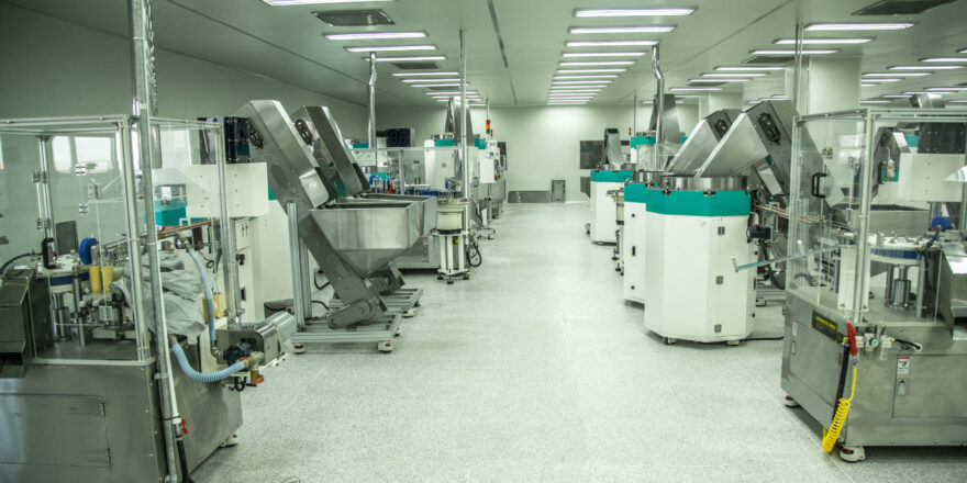 Production of medical equipment - needles mass produce - laboratory