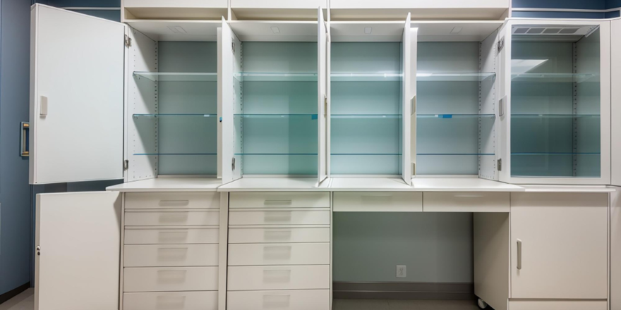Science Lab Storage Cabinets