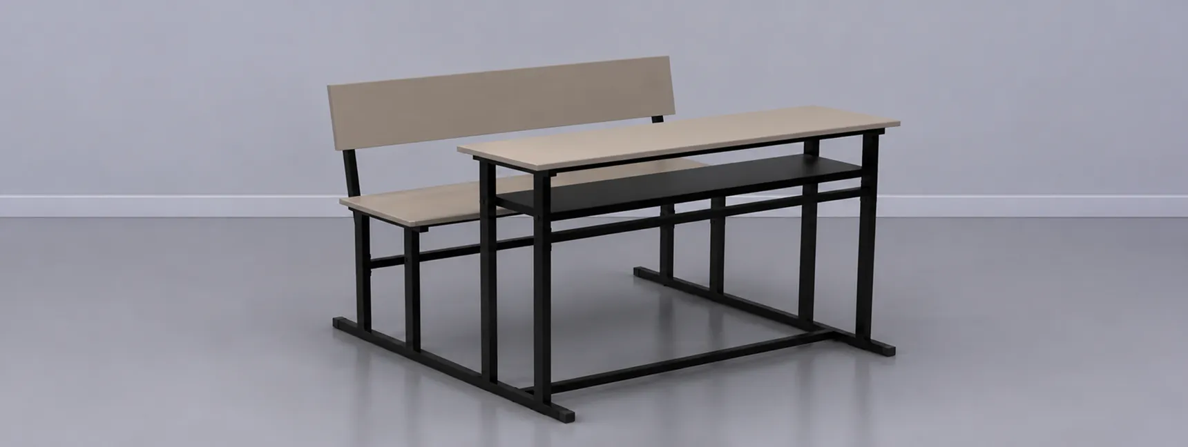 3 Seater Classroom Bench