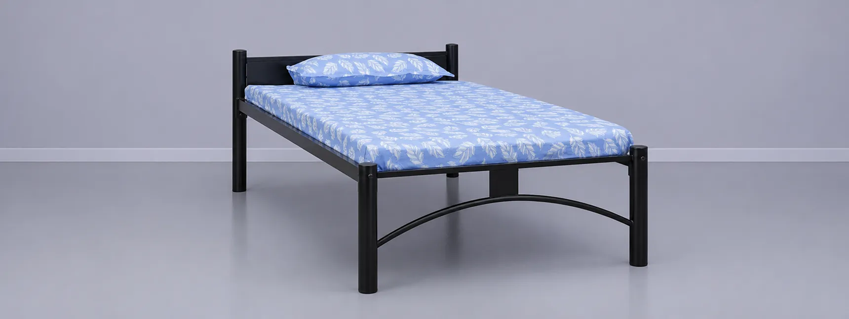 Single Bed With Headboard