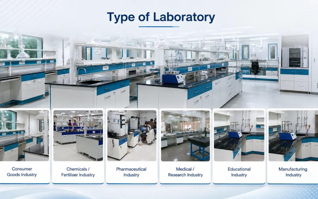 Turnkey laboratory solutions with customised lab setups