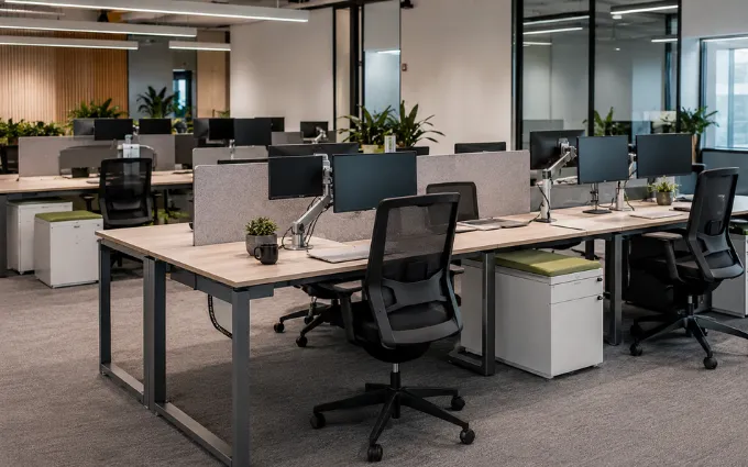 modern office design workstation